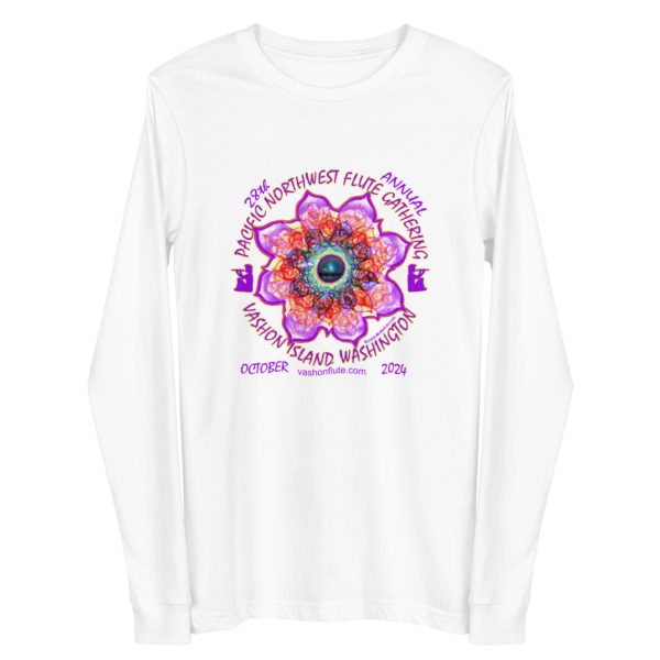 2024 Retreat T-shirt – long sleeve (free shipping) - black, navy or white - Image 6